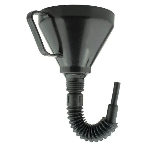 Car Fuel Funnel Flexi Black DIY Workshop Accessory Vehicle Fluid Funnel