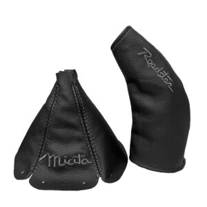 Embroidered Leather Handbrake & Shift Boot Cover For 1989-1997 MAZDA MIATA MX-5